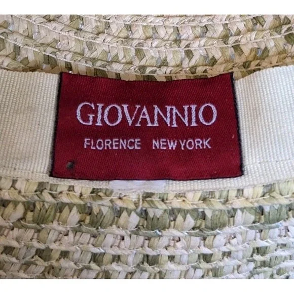 Giovanni Florence New York Straw Cowboy Hat‎ Western Style Woven Summer Sun Hat - Picture 7 of 7